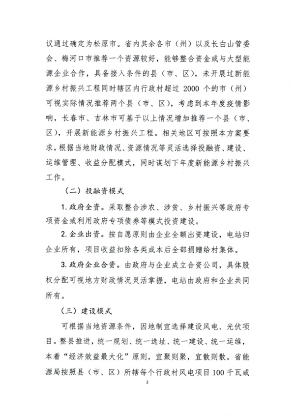 天下首个省级“新能源+墟落振兴”计划：三种投融资模式、最高收益10万/年/村-光伏电站_家用太阳能光伏发电_光伏发电署理加盟